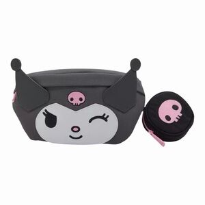 NEW Loungefly Sanrio Kuromi Figural Belt Bag With Coin Purse